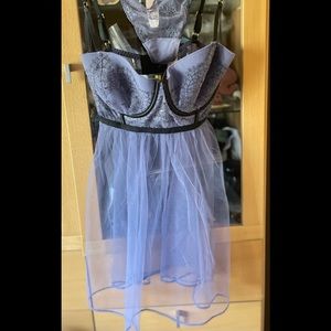 NWT VS 2 PIECE LINGERIE SLIP WITH THONG